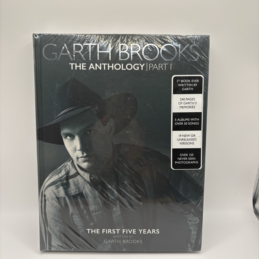 Garth Brooks The Anthology Part 1 Hardcover Book - 5 CDs included - NEW SEALED!